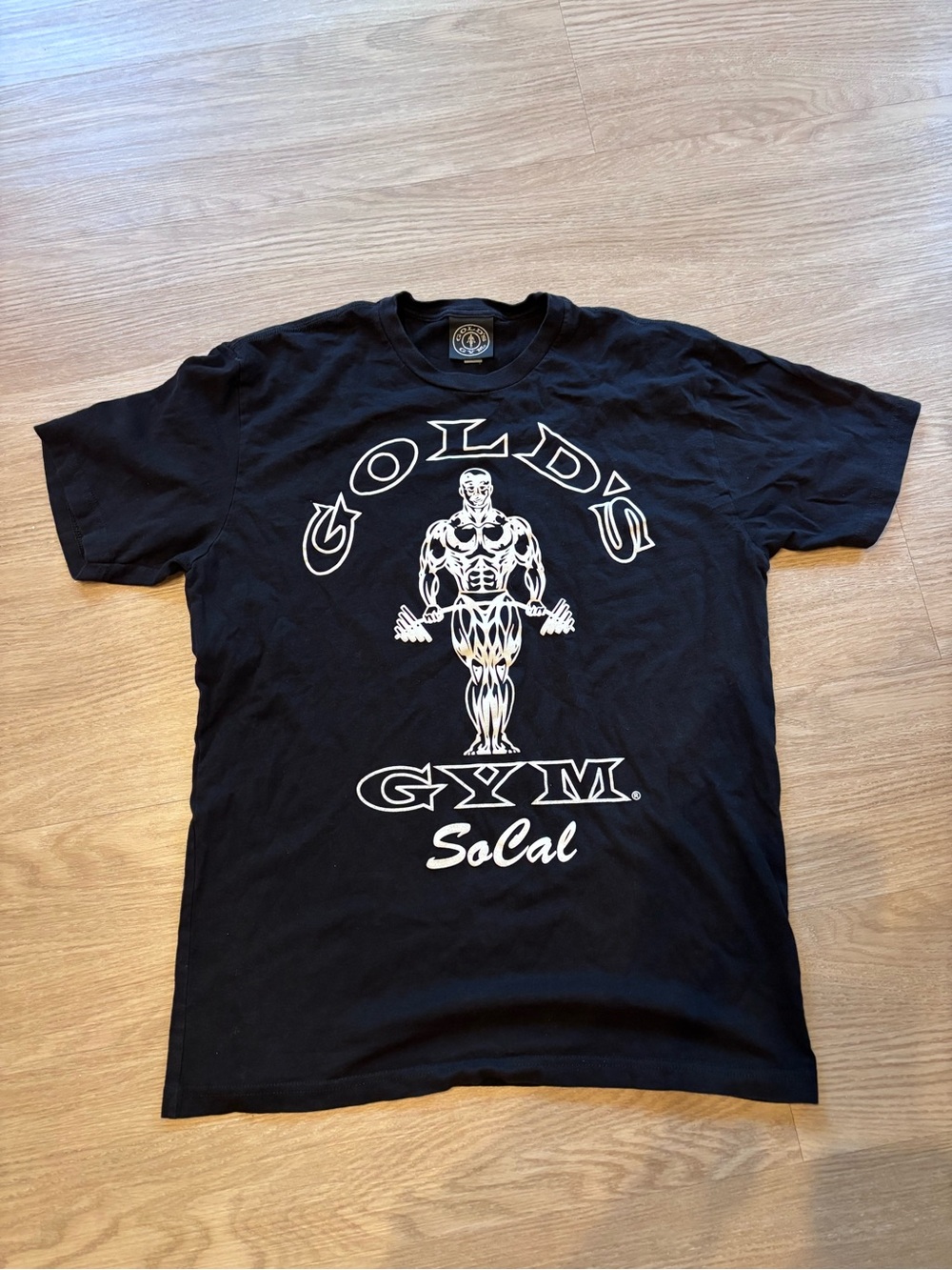Golds Gym Men’s Large Southern California T Shirt Bodybuilding Gym Retro VTG
